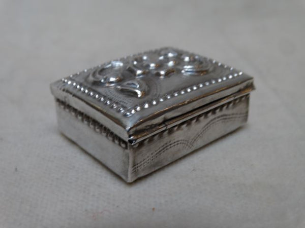 Sterling Silver Repoussé Box