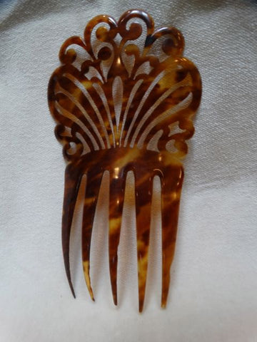 High Tortoiseshell Mantilla Comb