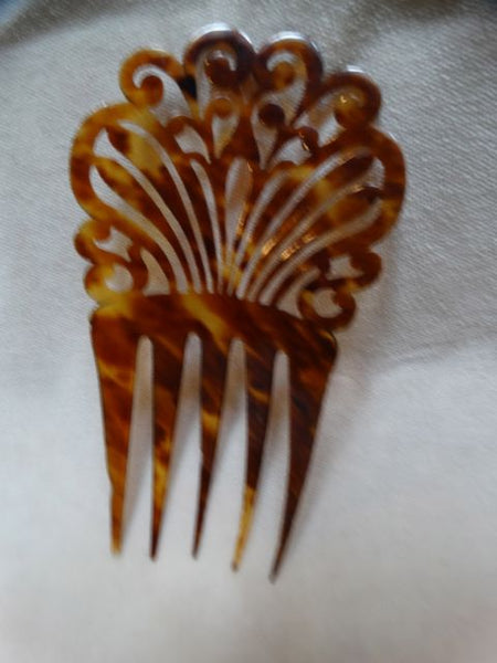 High Tortoiseshell Mantilla Comb