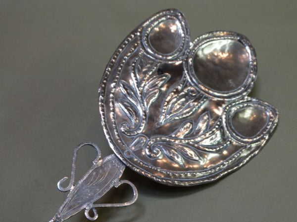 Peruvian Colonial Silver Hair Pin