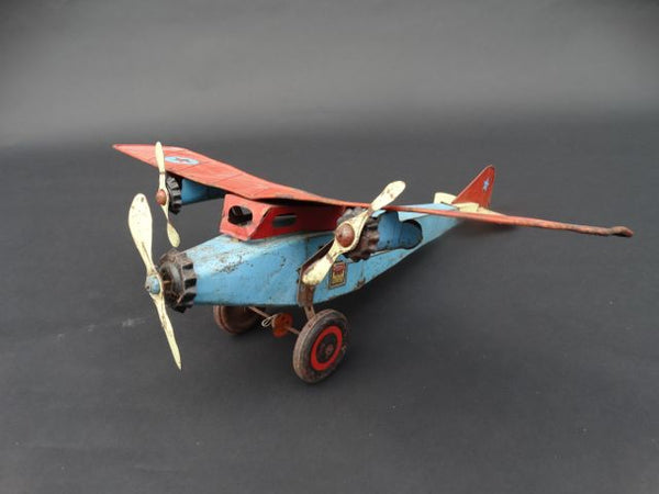 Tin Ford Tri-Motor Toy Airplane