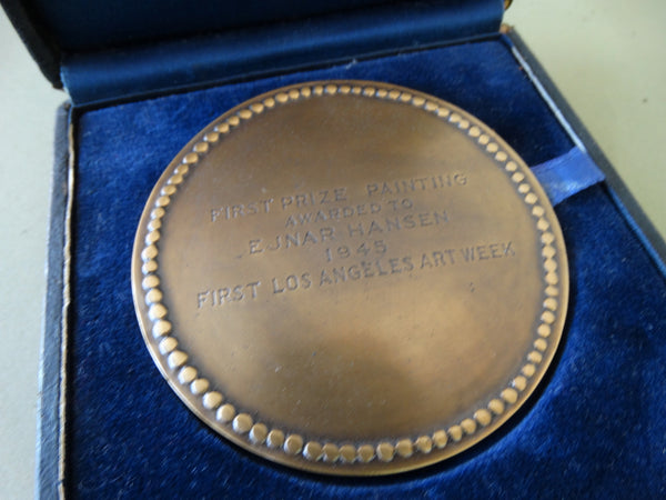 L.A. City Municipal Art Commission Medal: Ejnar Hansen