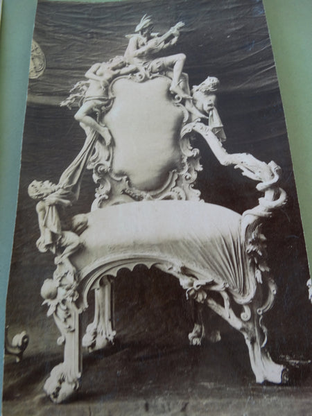 Frederico Giorgi, photo and drawing of chair