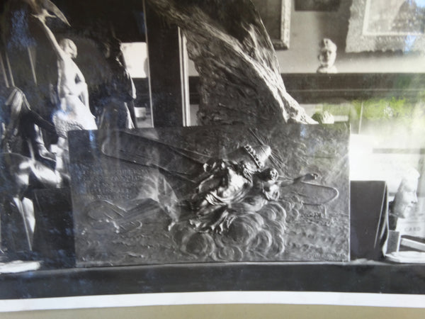 Frederico Giorgi: Photo of Flight of Lindbergh Sculpture