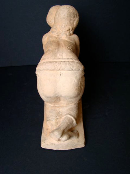 Clay Maquette of Woman and Child by Henry Lion