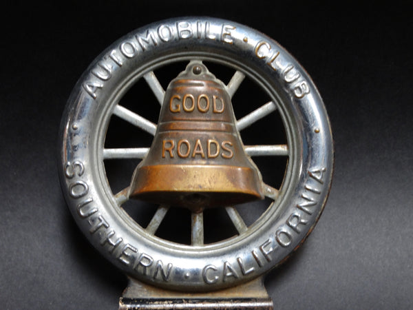 Good Roads - Auto Club License Plate Badge