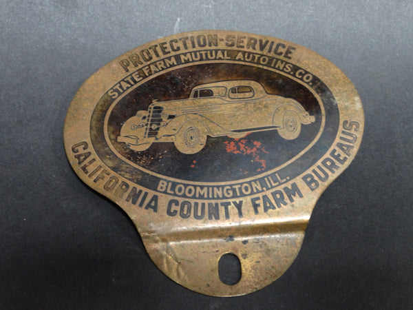 State Farm Mutual Auto Insurance Badge, 1934 Buick