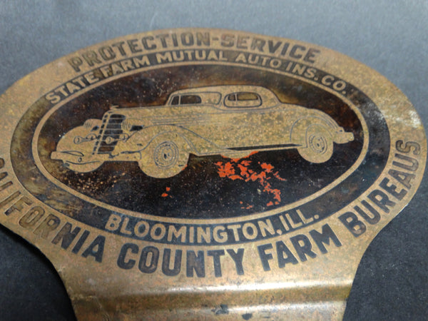 State Farm Mutual Auto Insurance Badge, 1934 Buick