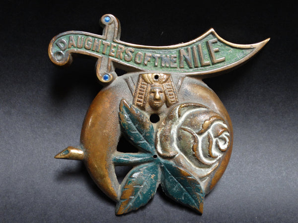 Daughters of the Nile Bronze Radiator Emblem