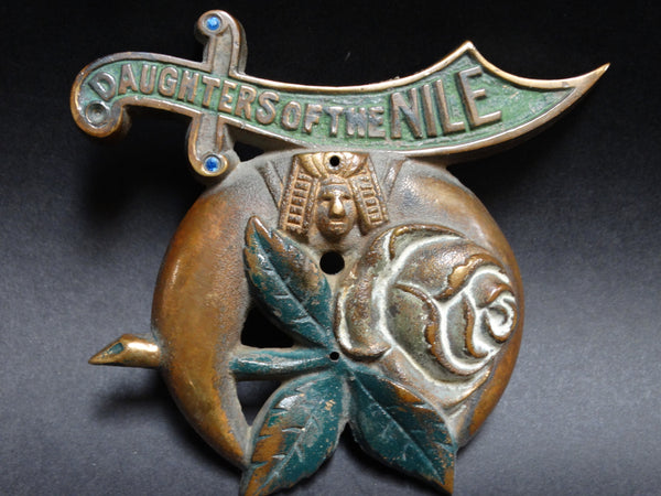 Daughters of the Nile Bronze Radiator Emblem