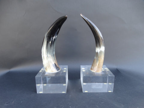 Horn Bookends