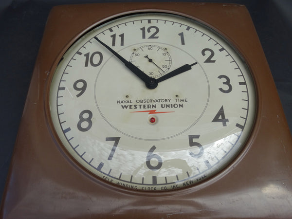 Western Union Vintage Clock