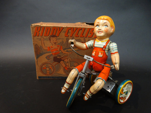 Kiddy Cyclist Tin Toy A2095