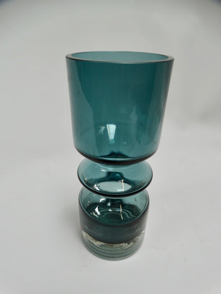 Mid-Century Modern Blown Glass Vase from Finland by Riihimäen Lasi Oy A2254