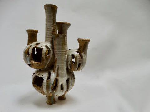 Brutalist Chimneys Pottery Piece