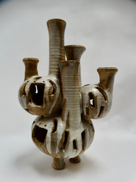 Brutalist Chimneys Pottery Piece