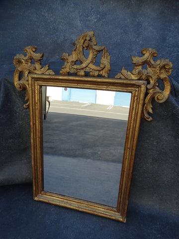 Italian Hand-carved Wall Mirror 1920s