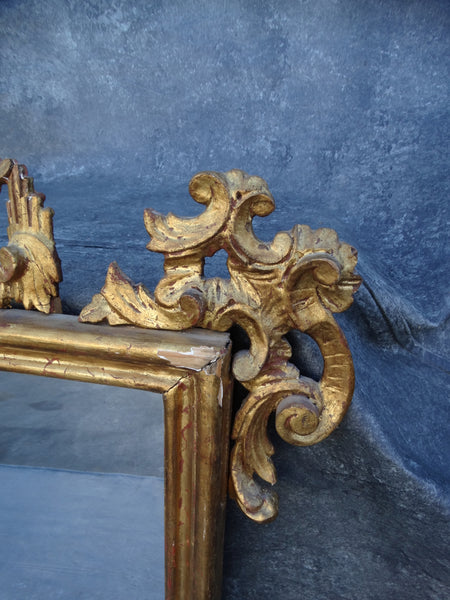 Italian Hand-carved Wall Mirror 1920s