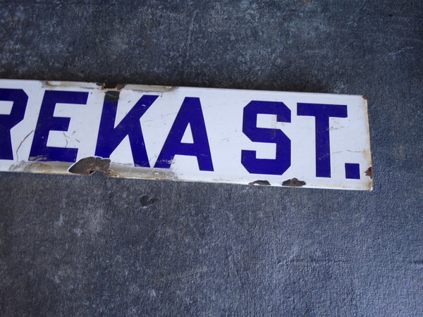 Bakersfield Street Sign - Eureka St A2314