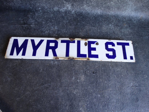 Bakersfied Street Sign Myrtle St A2315