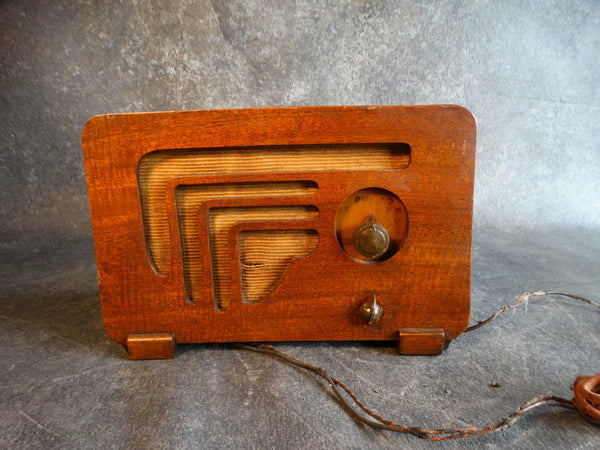 Philco Model 602 Art Deco Double Fronted Radio 1936 A2383