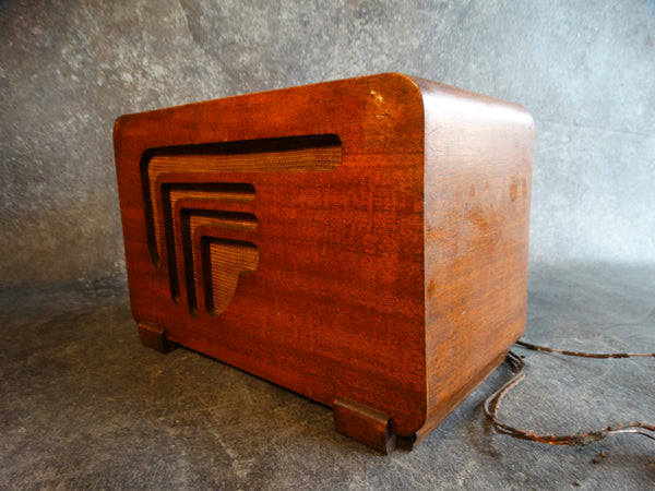 Philco Model 602 Art Deco Double Fronted Radio 1936 A2383