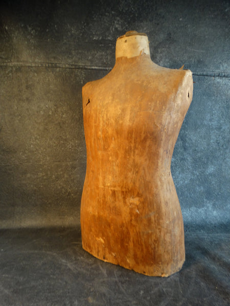 19th Century French Male Mannequin Torso A2404