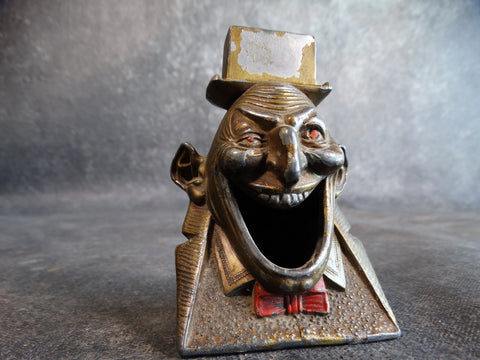 White Metal Carnival Head Novelty 1930s A2424