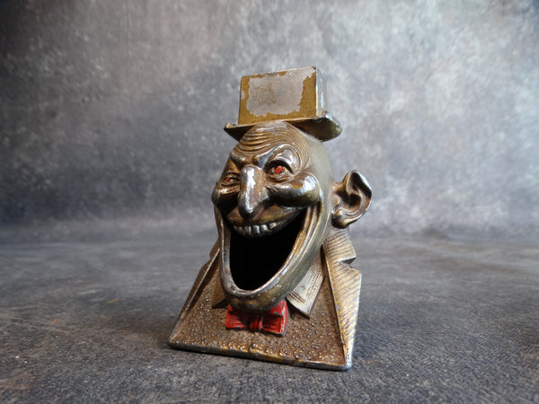 White Metal Carnival Head Novelty 1930s A2424