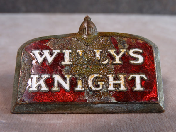 Willys-Knight Radiator Badge A2484