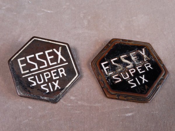 Pair of  Essex Super Six Radiator Badges A2486