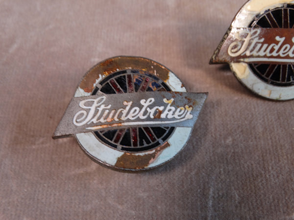 Pair of Studebaker Radiator Badges A2489