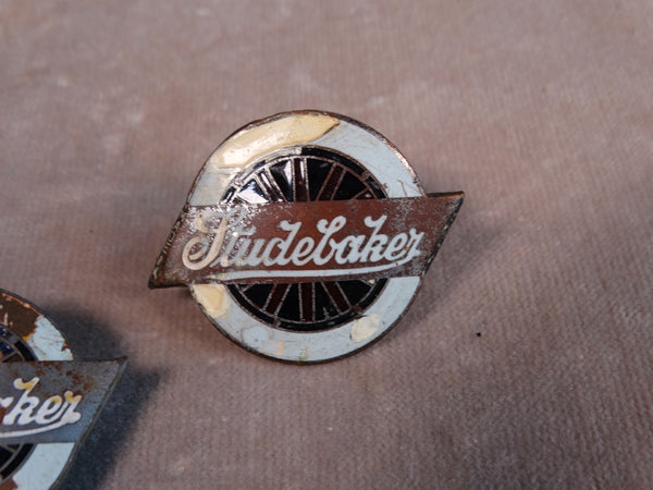 Pair of Studebaker Radiator Badges A2489