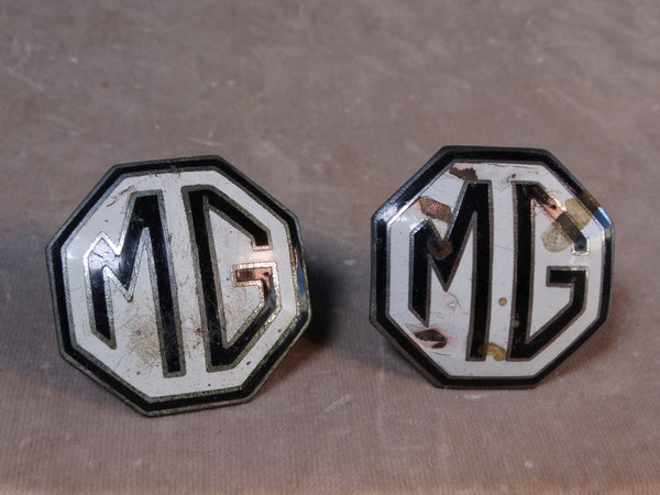 Pair of MG Radiator Badges A2492