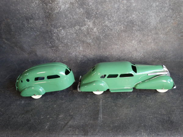 Wyandotte Lasalle Toy Car and Camper Set - A2534