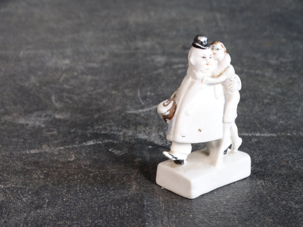 Flapper with Her Butter & Egg Man Porcelain Figure A2562
