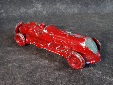 E.R. Roach Industries Sand-Cast Aluminum Race Car Painted Red circa 1945 A2573