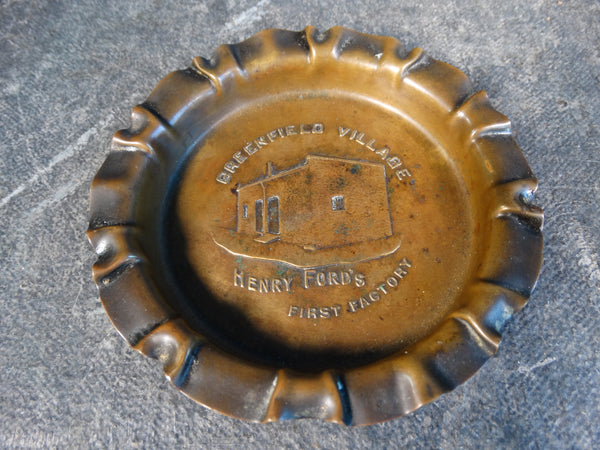 Ford Motor Co. Copper Ashtray circa 1920 A2602