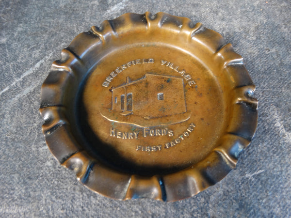 Ford Motor Co. Copper Ashtray circa 1920 A2602