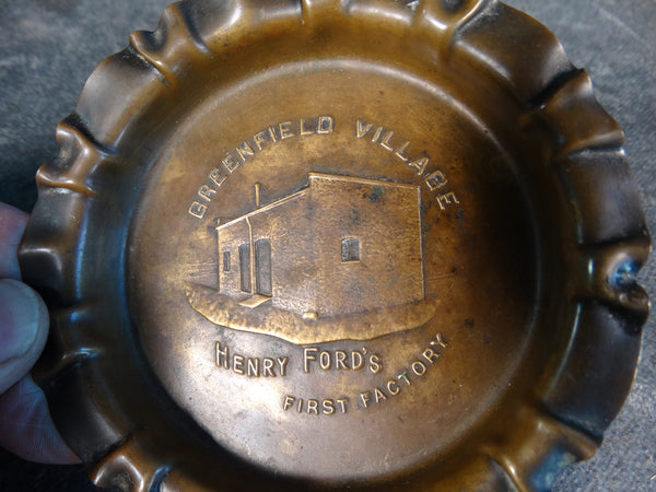 Ford Motor Co. Copper Ashtray circa 1920 A2602