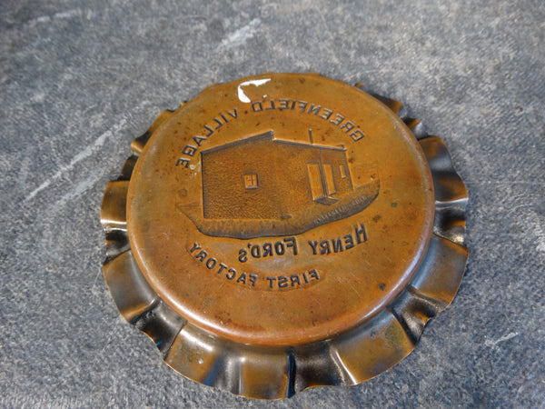 Ford Motor Co. Copper Ashtray circa 1920 A2602