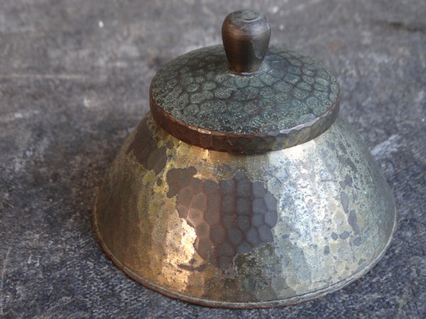 Roycroft Inkwell with Gilt Finish A2621