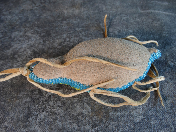 Plains Indian Beadwork Umbilical Cord Amulet A2678