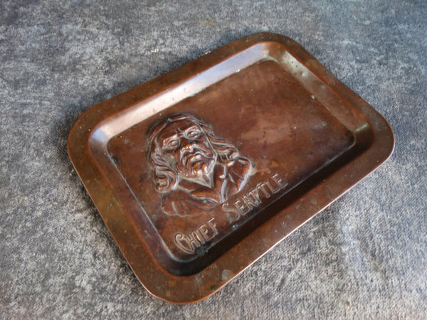 Chief Seattle Copper Tray A2680