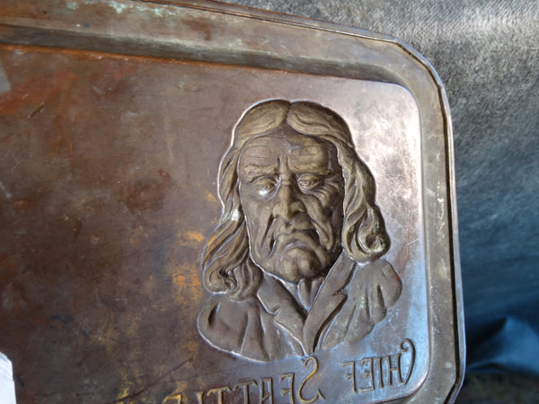 Chief Seattle Copper Tray A2680