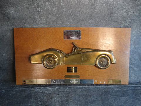 Continental Motors Triumph TR-3 Trophy Plaque 1957-1972 A2709