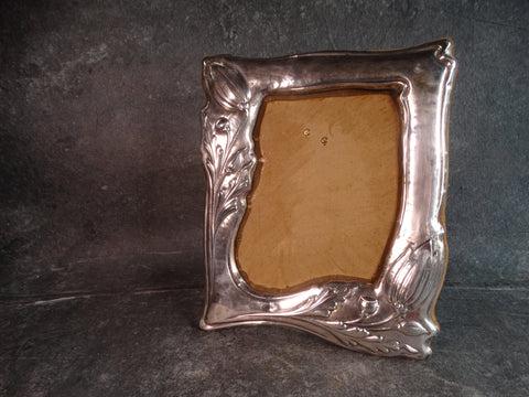 Sterling Silver Art Nouveau Picture Frame c 1910 A2711