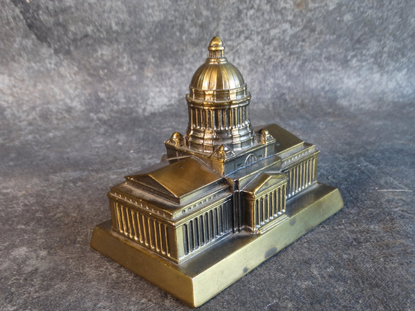 Capital Savings Chicago Metal Souvenir Building  & Coin Bank A2735