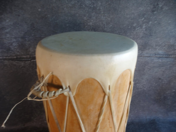 Smaller Contemporary Cowhide Indian Drum A2800