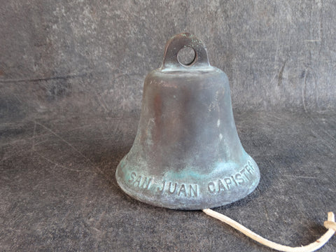 San Juan Capistrano Bronze Bell 1920s-30s A2838